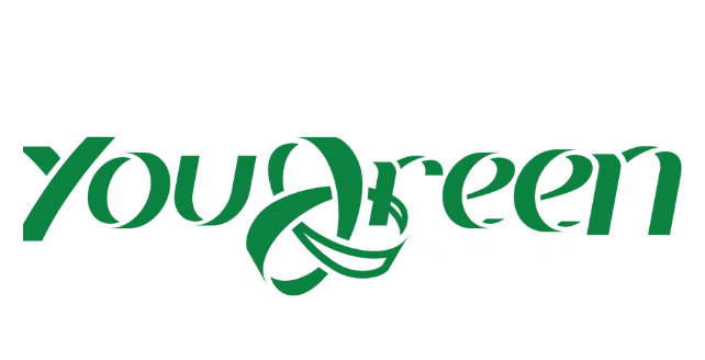 logo da empresa yougreen escrita verde